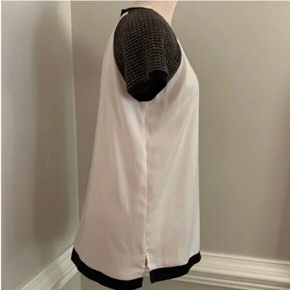 Sanctuary Top with Knitted Sleeves Medium - Picture 3 of 9